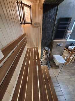 Jacuzzi, sauna, round bed, fireplace., Krasnoyarsk - apartment by the day