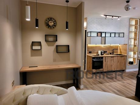 Jacuzzi, sauna, round bed, fireplace., Krasnoyarsk - apartment by the day