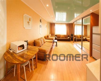 Standard studio in the center of Tyumen, in the new house. F