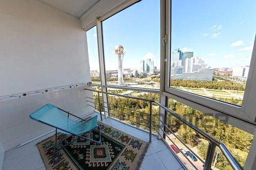 Шикарная 3 комнатная  жк Нурсая с видом, Астана - квартира посуточно