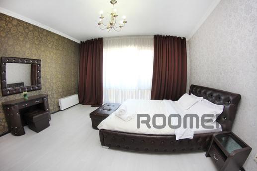 3-roomed apartment for rent in the center of Almaty, in a ne