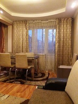Euro 3-com. apartment, after repair, Almaty - apartment by the day
