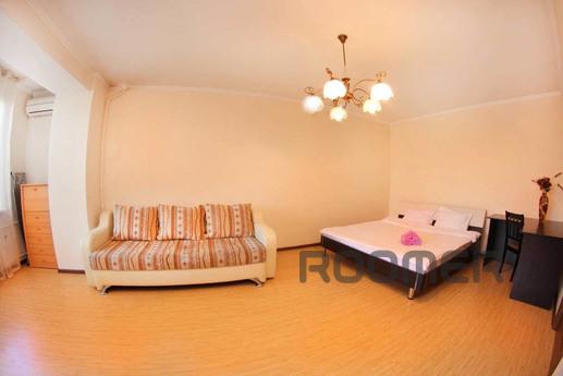 1-room. apartment Kunaev-Kabanbai batyr, Almaty - apartment by the day