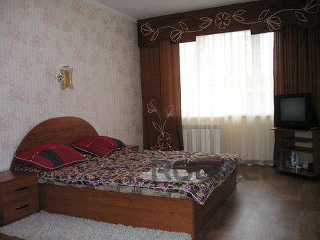 In the apartment: Room: large double bed, two armchairs, cof