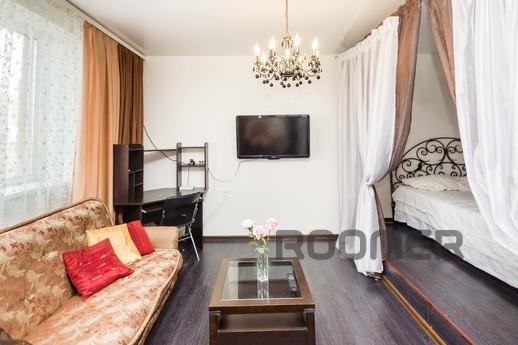The apartment is located in the central part of Tyumen. The 