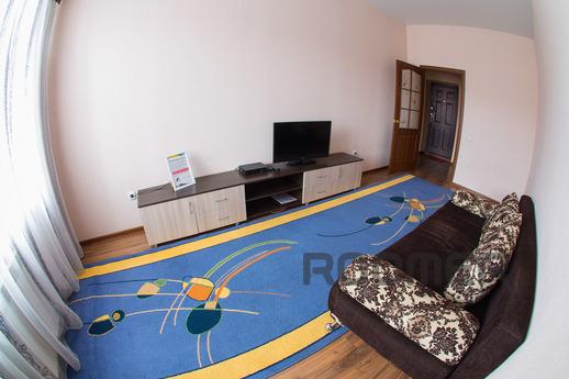 Новая, 1-комнатная квартира посуточно в Костанае в новом дом