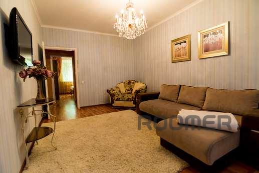Daily rent 2-room apartment in the upper part of Almaty. Nea