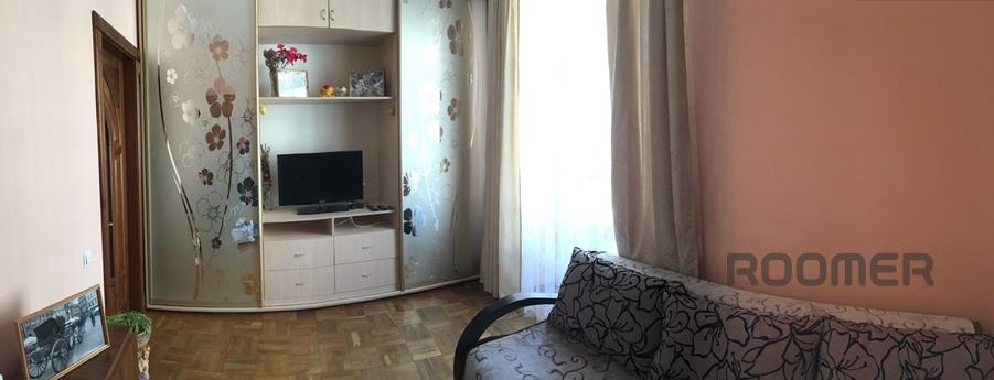 a cozy and clean apartment in the center of the city, in the