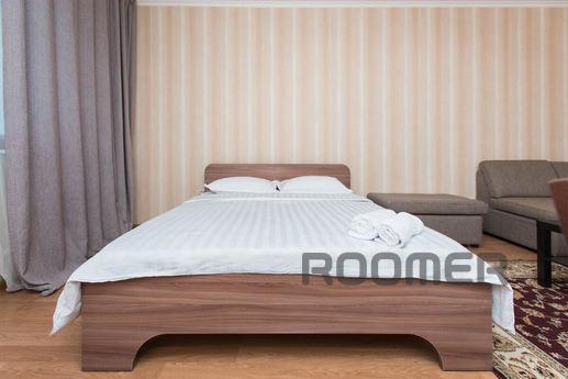 Comfortable apartment in a developed are, Almaty - apartment by the day