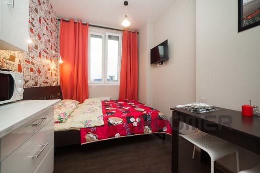 Modern studio on Voronitsyna, Khimki - apartment by the day