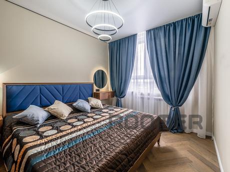 Modern one-room apartment for rent in an area with developed