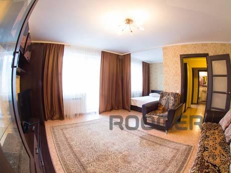 1.5 bedroom apartment in the city center, Kostanay - apartment by the day