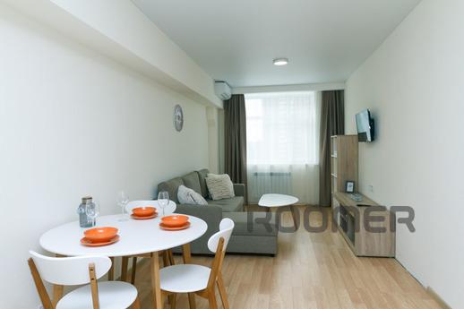 Stylish apartment in a new residential complex. The apartmen