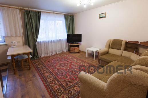 The apartment has everything you need: a large double sofa b