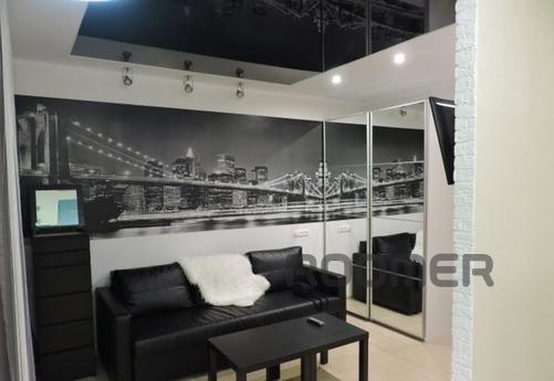 Modern, spacious studio apartment with design repair in the 