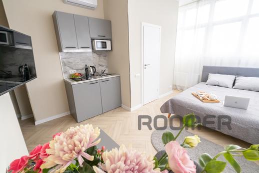Species studio apartment in a new reside, Kyiv - apartment by the day