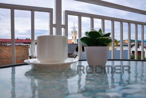 Center Nova 1-room apartment cafe 'Moloko', Mukacheve - apartment by the day