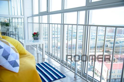 PANORAMIC CITY VIEW FROM THE 18th FLOOR, Novosibirsk - apartment by the day