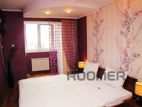 The apartment is in the heart of goroda.S a gorgeous view of