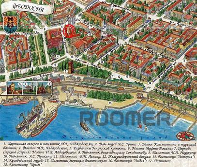 SELL 2 com. sq. in the center of Feodosi, Feodosia - apartment by the day