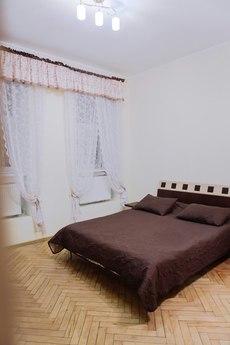 The apartment is modern renovated. All new furniture, double