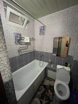 The apartment has: Refrigerator, gas stove, microwave, WI-FI