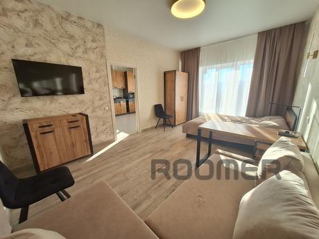 Apartment in a daily building in the center of the city. A w