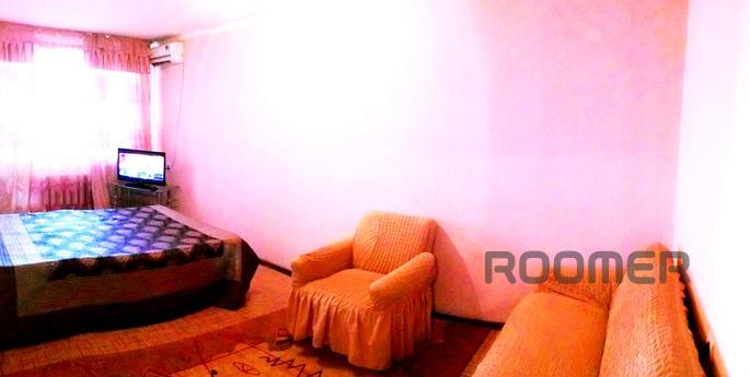 Cozy studio apartment in Pavlodar. Fresh, good repair. All f