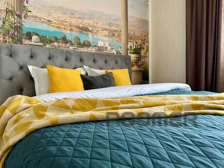 Lux 2-room, modern residential complex behind the Circus, Zaporizhzhia - apartment by the day