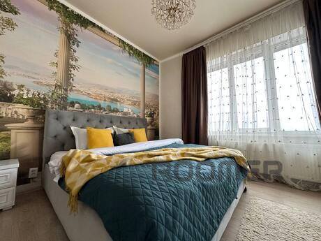 A two-room luxury apartment in a modern 15-story residential
