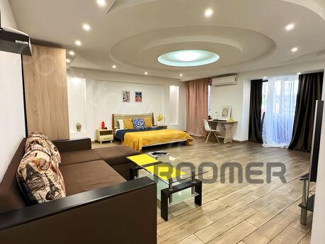 1 room Lux studio, Patrioticheskaya st., 56a, Zaporizhzhia - apartment by the day