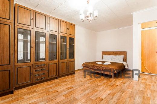 For rent apartment with a good repair in 7 minutes from the 