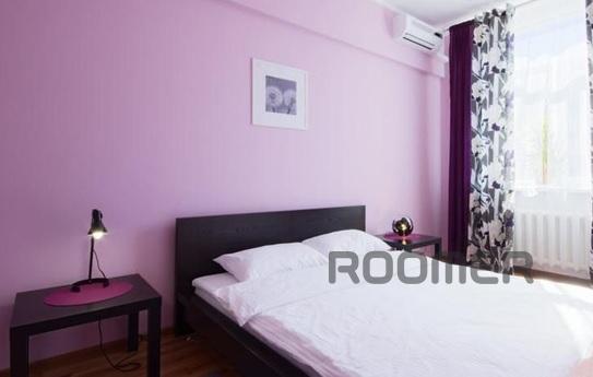 Spacious and bright 3-bedroom. apartment, Moscow - apartment by the day